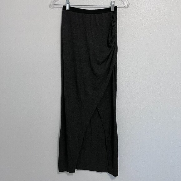 Zara W/B Collection Black High Waist A- Line Maxi Skirt - Picture 1 of 4